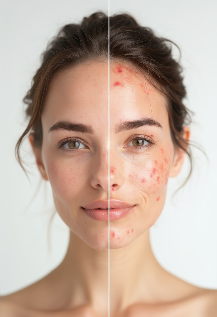 Acne Treatment before and after