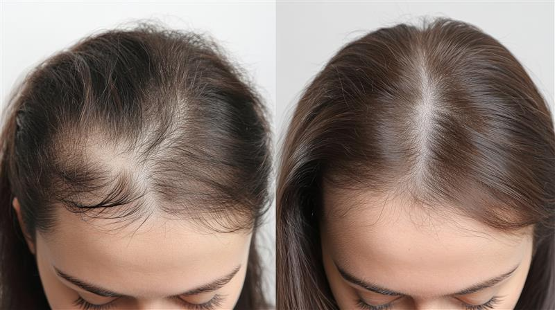 PRP / Hair Loss before and after